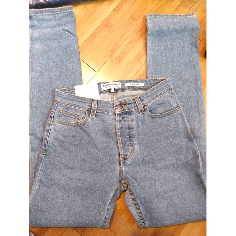American Apparel Women's Jeans The Sid Skinny Sz. 29 NWT Button Fly